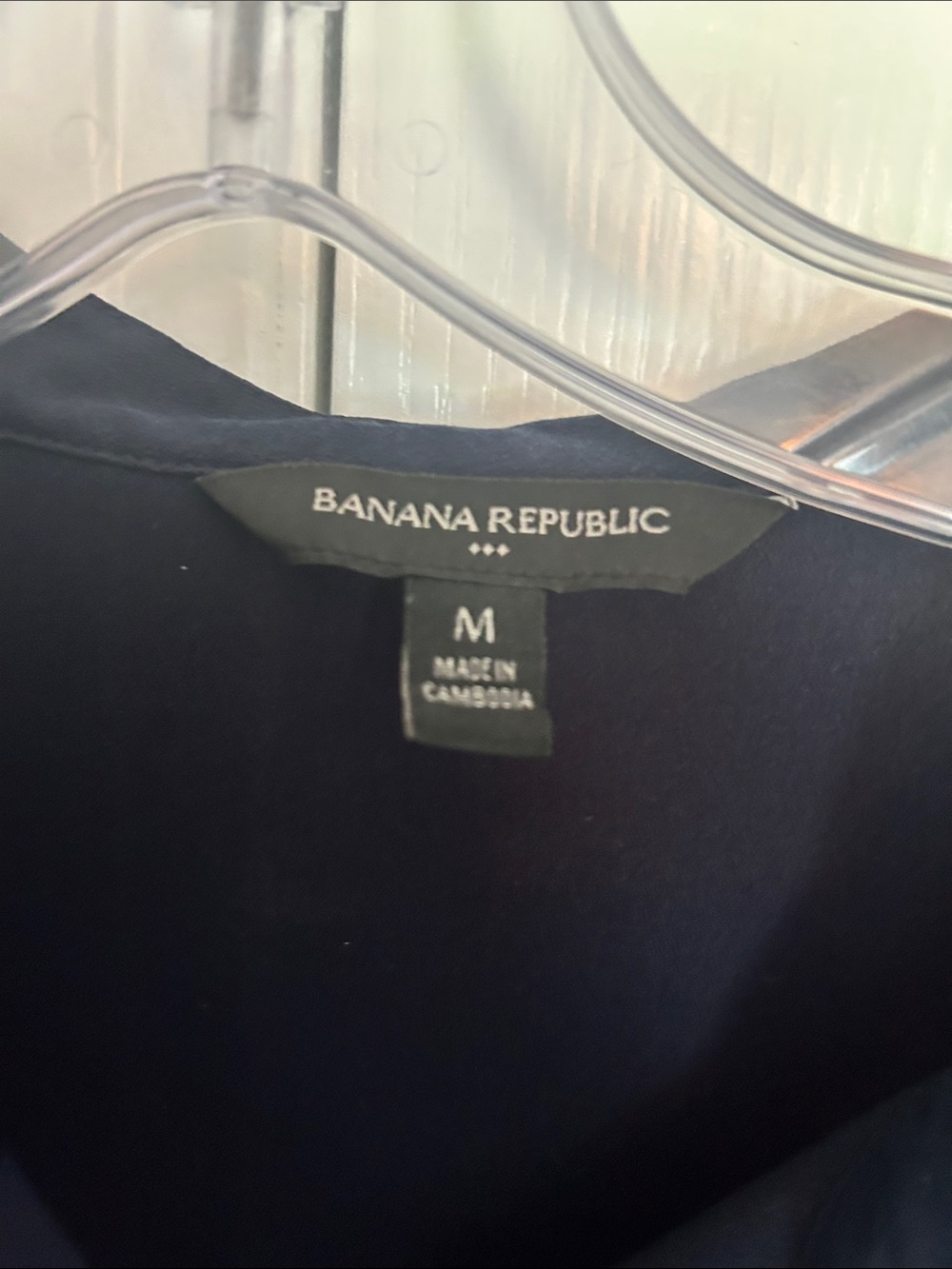Banana Republic Navy Crewneck Blouse - Picture 3 of 4